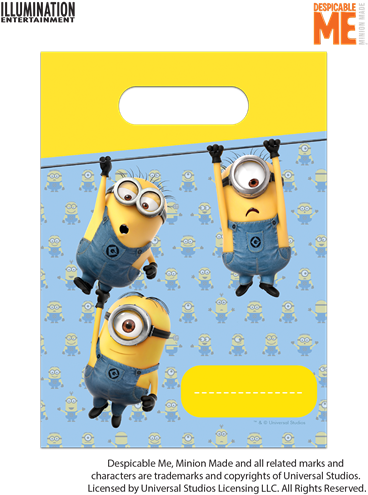 Minions Party Bags Larger Photo - Despicable Me Party Bags (375x500), Png Download