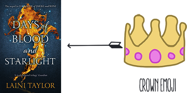 Laini Taylor's Days Of Blood And Starlight Is My Favorite - Days Of Blood And Starlight [book] (600x300), Png Download