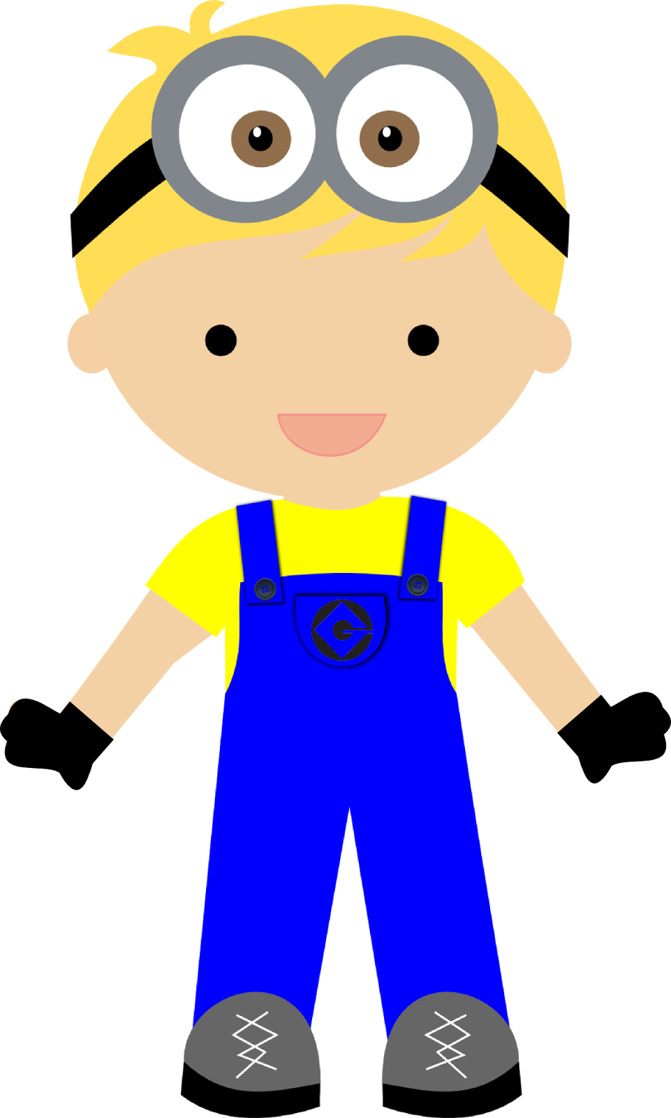 Minions Party Png - Menino Minions (961x1600), Png Download