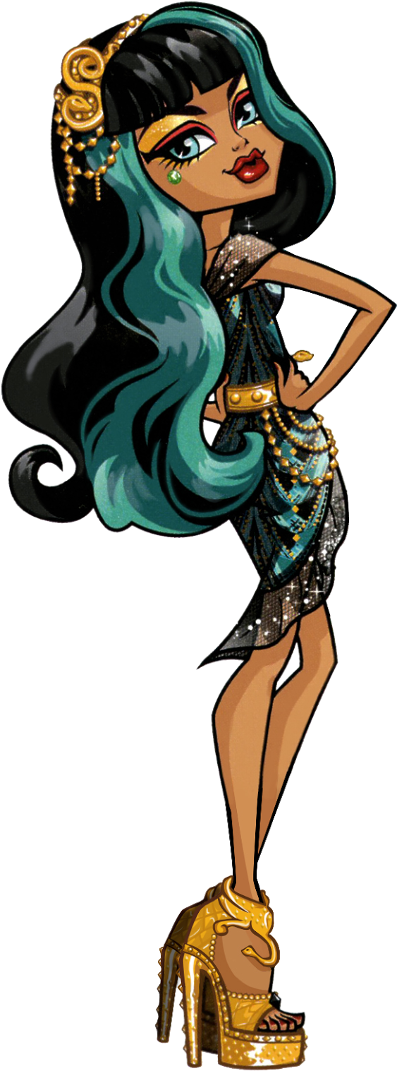 Cleo Frights Camera Action Monster High School, Monster - Monster High Frights Camera Action Cleo (674x1600), Png Download
