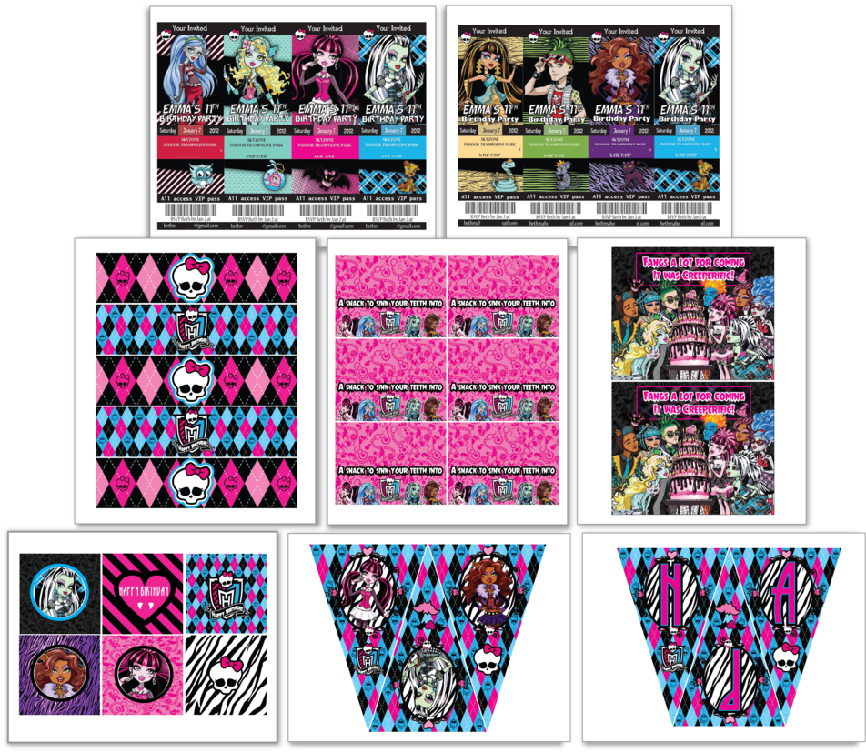 Monster High (1000x876), Png Download