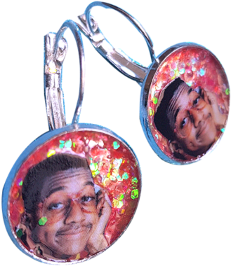 Steve Urkel - Earrings (550x550), Png Download