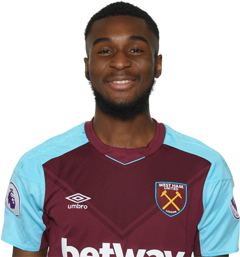 Moses Makasi - West Ham United Towel Claret/blue 150cm X 75cm (500x500), Png Download