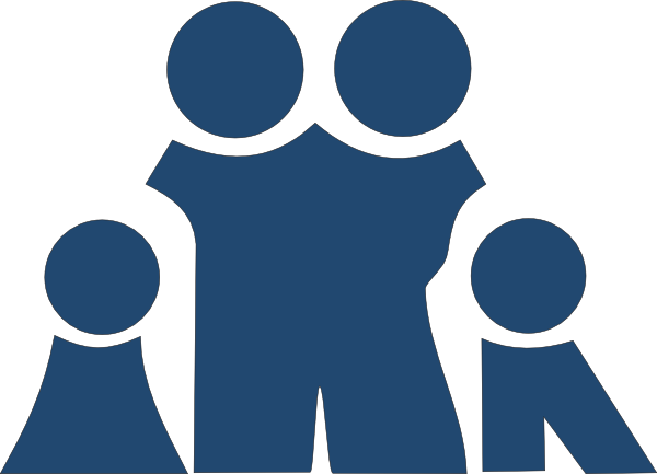 Slate Blue Family Svg Clip Arts 600 X 433 Px (600x433), Png Download