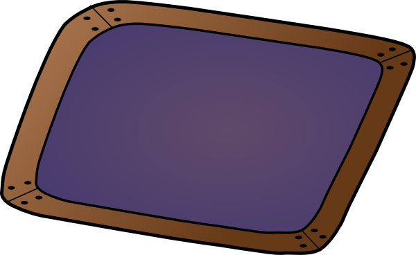 Slate Cliparts - Slate Clip Art (600x368), Png Download