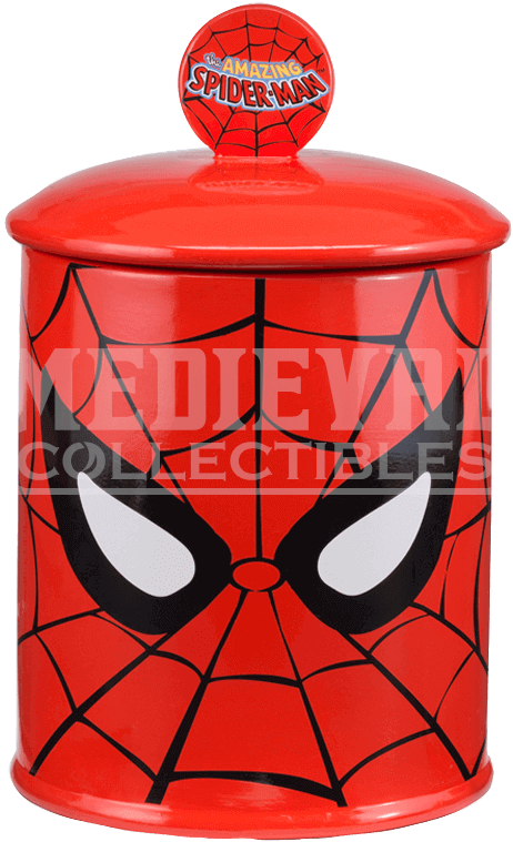 Spider-man Ceramic Cookie Jar - Spiderman Cookie Jar (760x760), Png Download