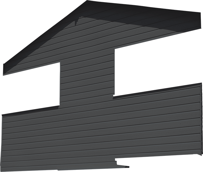 Cladding Slate Grey - Siding (664x563), Png Download