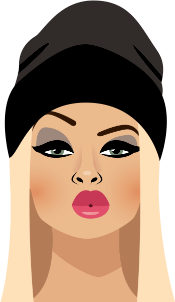 Designed By Goga Pavlek - Woman (558x640), Png Download