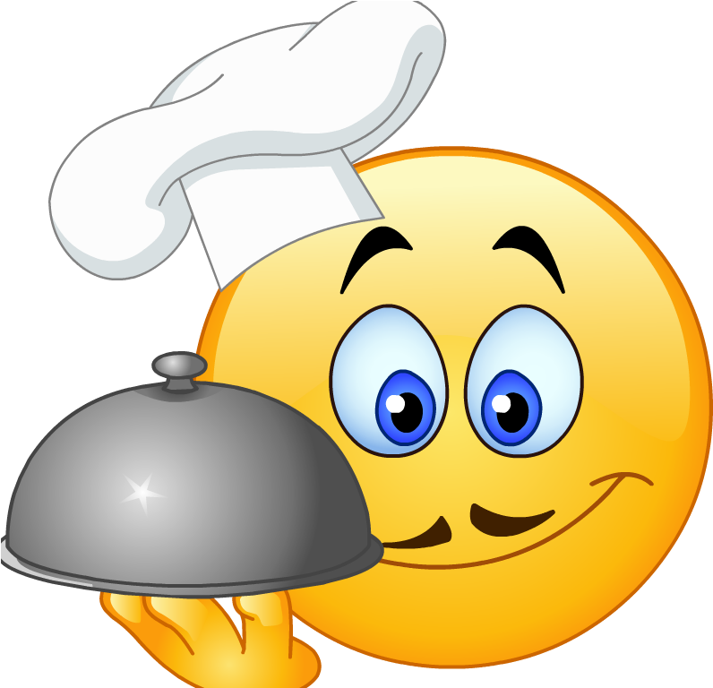 By That Time Check Out My All New Foodie Emojis For - Cartoon (1023x767), Png Download