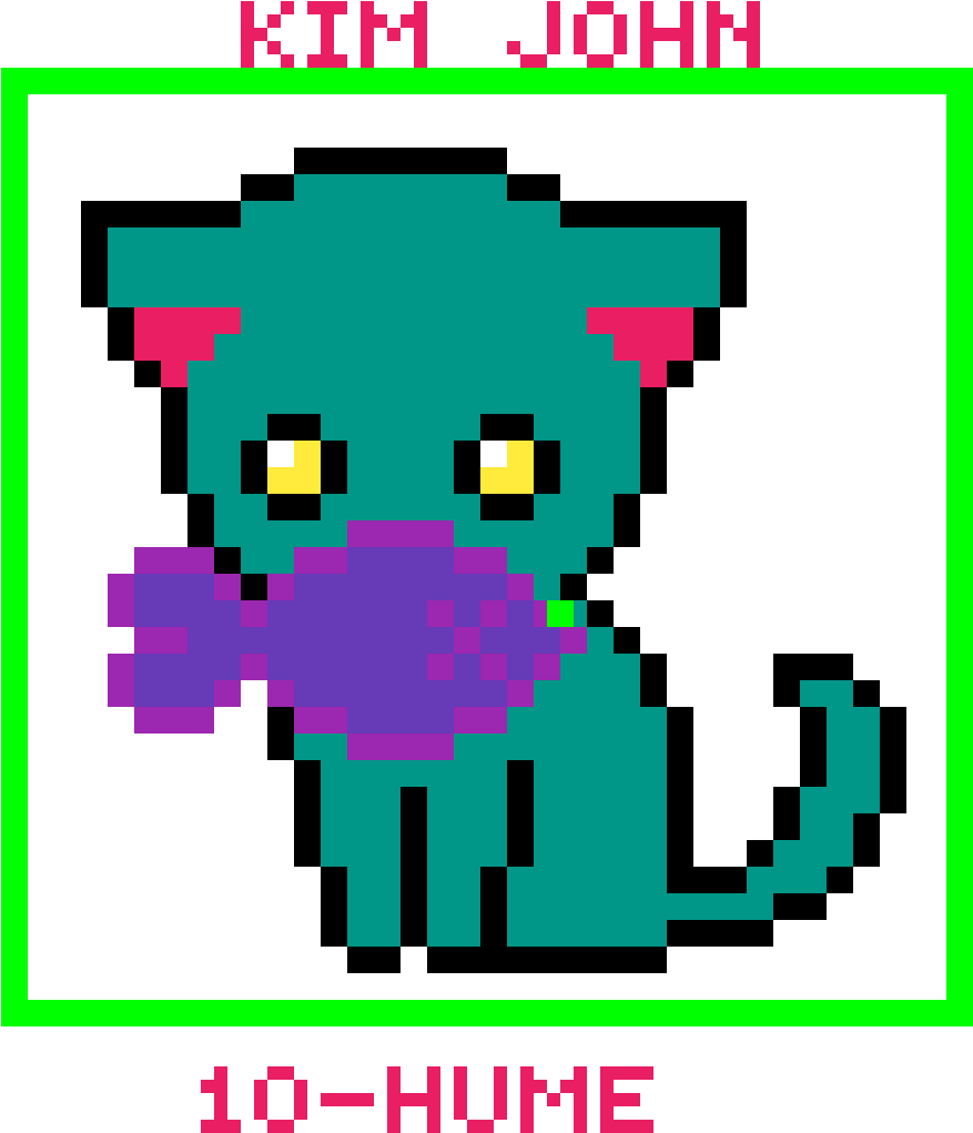 Hahaha - Purple Cat Pixel Art (1200x1200), Png Download