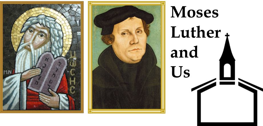 Moses And Luther And Us - Martin Luther (921x443), Png Download