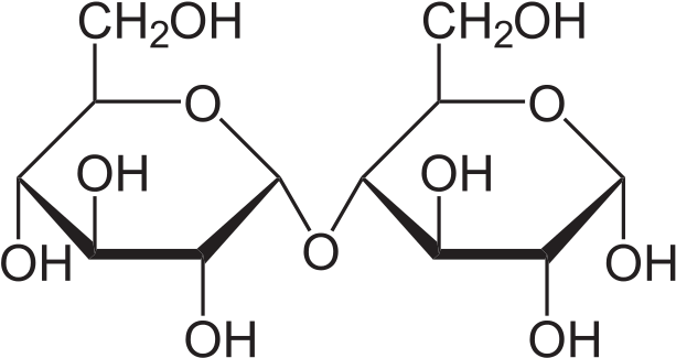 Cellobiose, Or Maltose Chemical Structure - Molecular Level Of Starch (644x340), Png Download