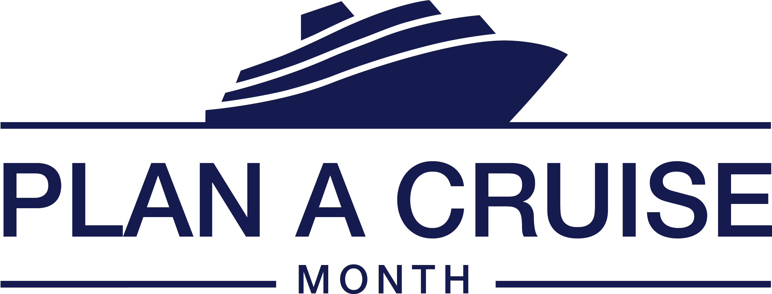 05 Oct - Clia Plan A Cruise Month Logo (2551x997), Png Download