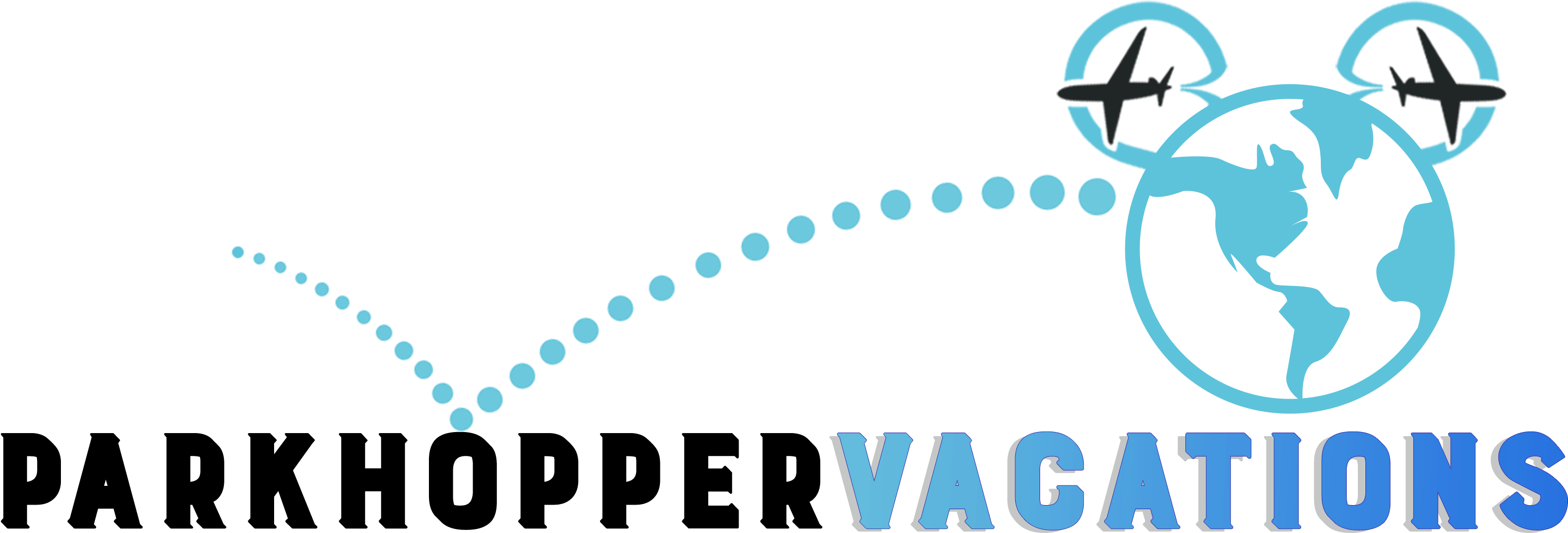 Park Hopper Vacations - Vacation (3300x1182), Png Download