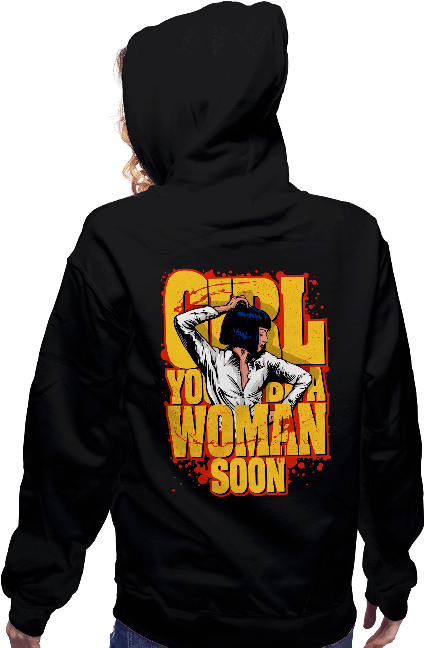 Pulp Girl - Halloween Ugly Sweater (650x650), Png Download