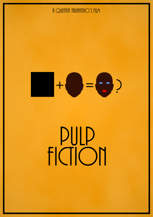 Pulp Fiction - Poster (600x848), Png Download
