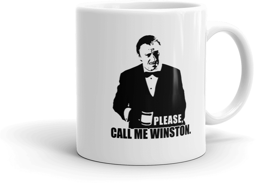 Winston The Wolf - Aquarius Coffee Mug (1000x1000), Png Download