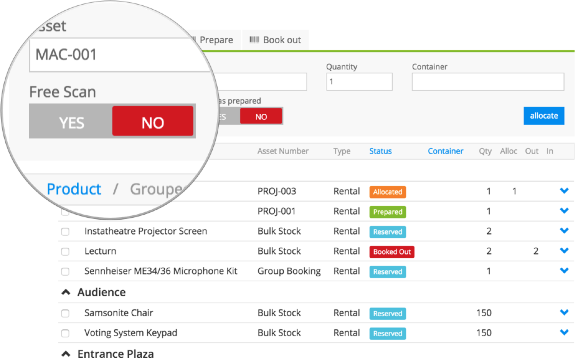 Want To Add An Asset That's Not On The List Toggle - Warehouse (1885x1149), Png Download