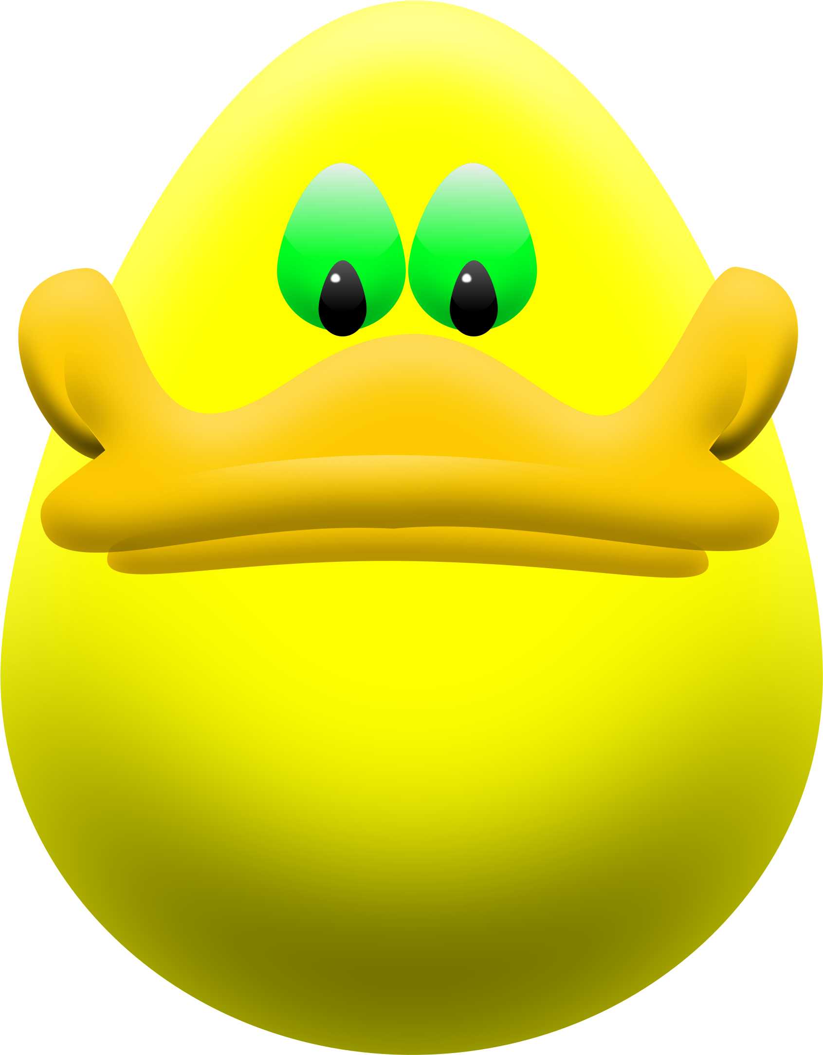 Easter Egg Duck (462x592), Png Download