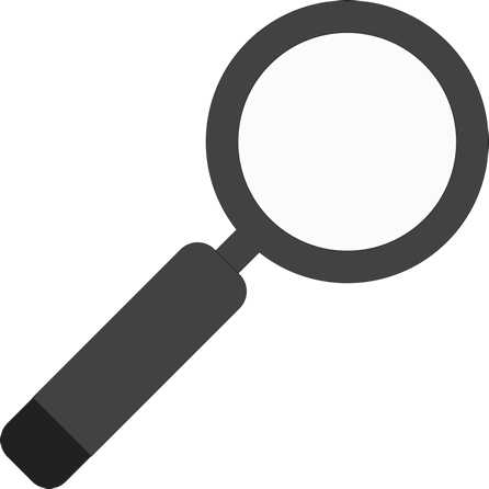 Search - Magnifying-glass - Search Engine Optimization (446x446), Png Download