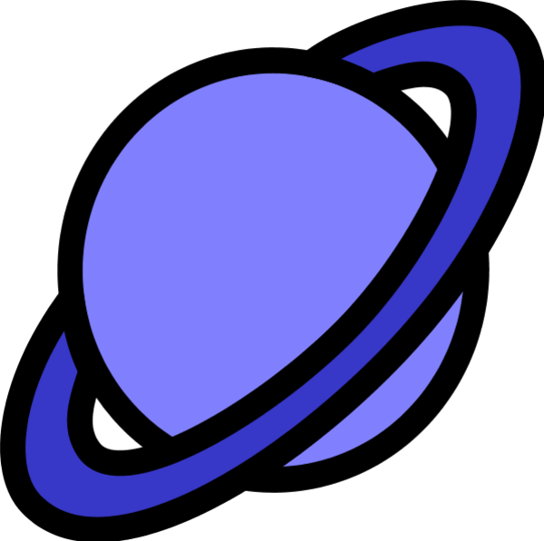 Planets Clipart Ring Png - Clip Art Planet (600x597), Png Download