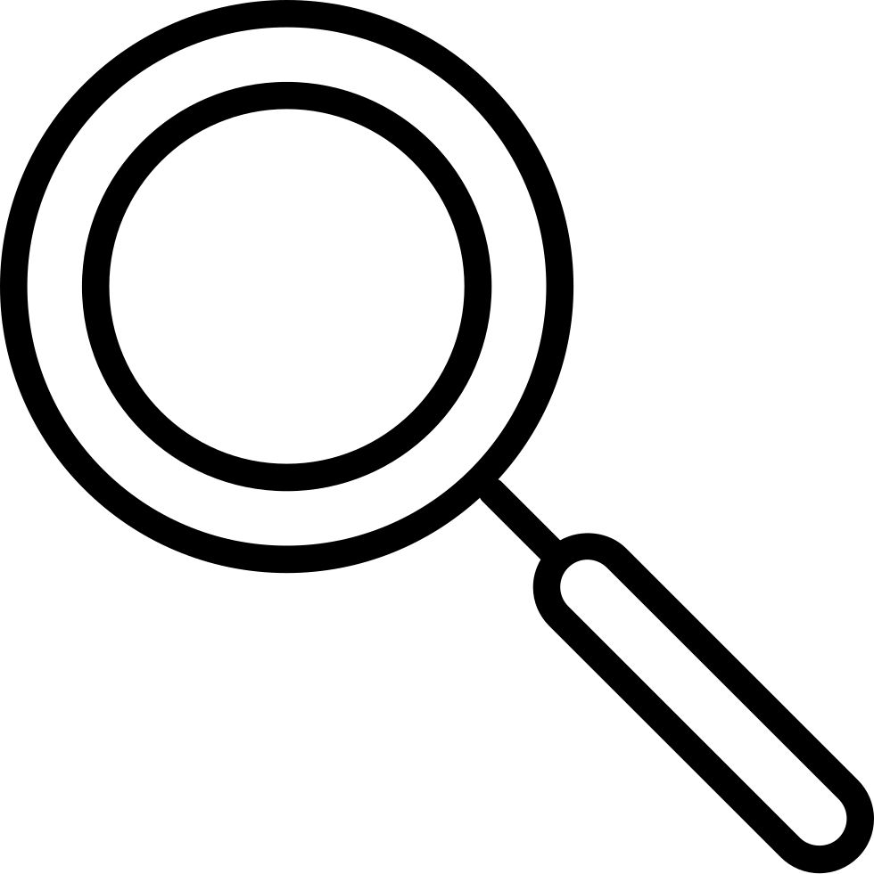 Magnifying-glass Search Glass Magnifier Lookup Comments - Magnifying Glass (980x981), Png Download