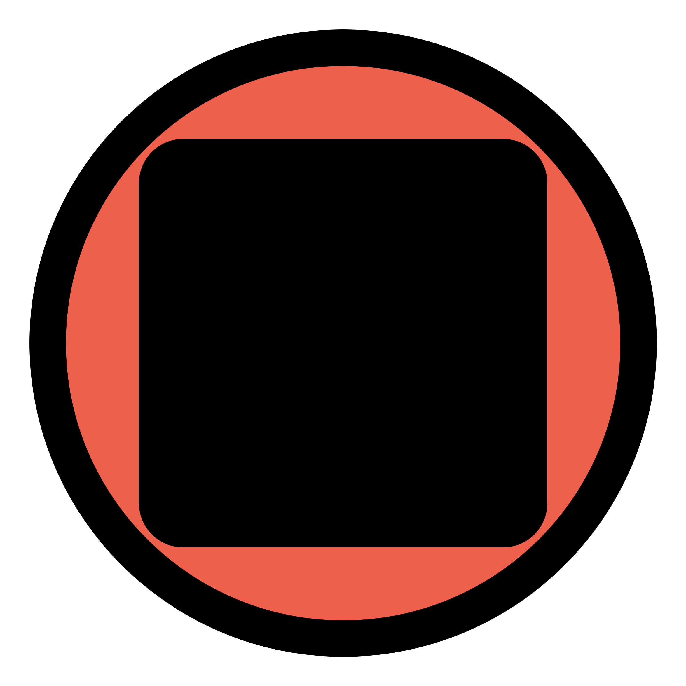 This Free Icons Png Design Of Primary Player Stop (2400x2400), Png Download