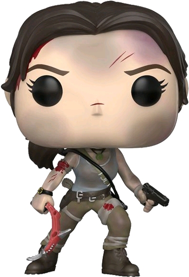 Lara Croft Pop Vinyl Figure - Funko Pop Tomb Raider 333 (600x600), Png Download