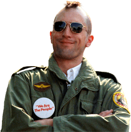 Robert De Niro Taxi Driver - Taxi Driver (750x750), Png Download