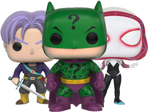 Monthly Funko Pop Club - Funko Pop Heroes Villains As Batman Riddler Action (500x375), Png Download