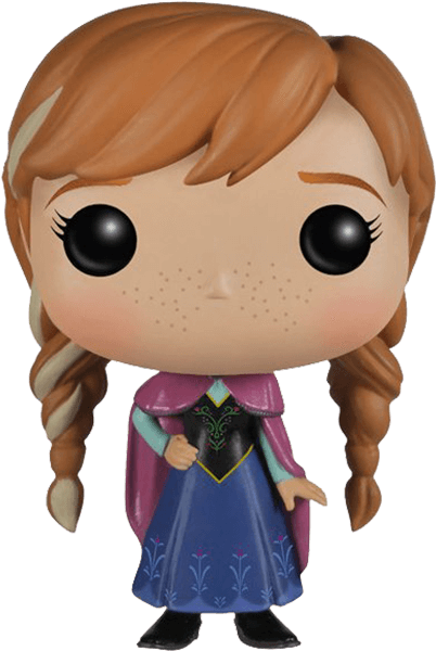 Funko 4256 Pop Frozen Anna Pop Vinyl Figure (709x709), Png Download