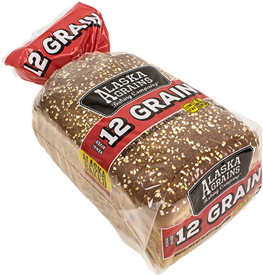 Alaska Grains Baking Company® 12 Grain Bread - Bread (400x400), Png Download