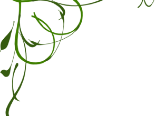 Vine Clipart Winter - Blue Ribbon Border Clipart (640x480), Png Download