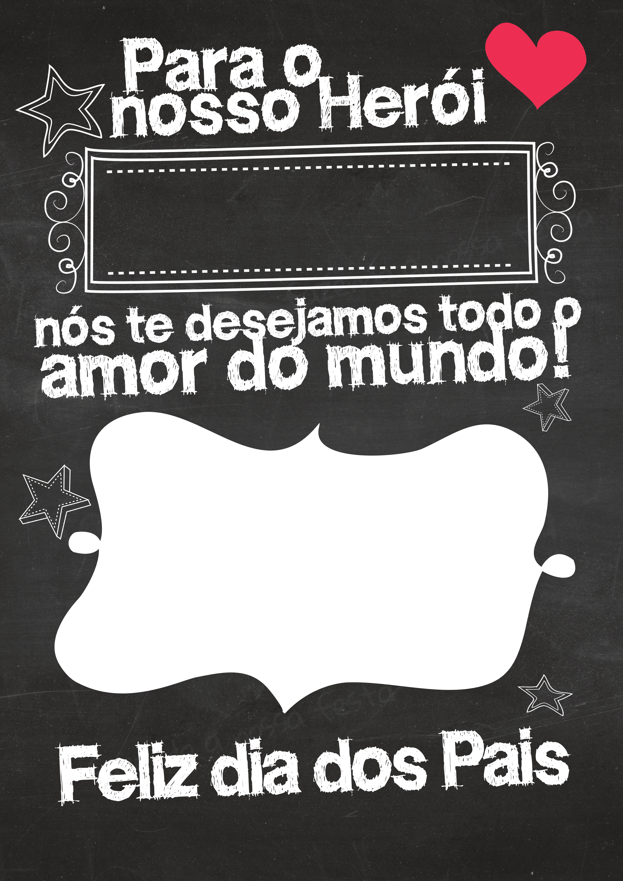 Chalkboard Dia Dos Pais, Dia Do Pai, Home Decor, Ih, - Chalkboard Dia Dos Pais Png (2480x3508), Png Download