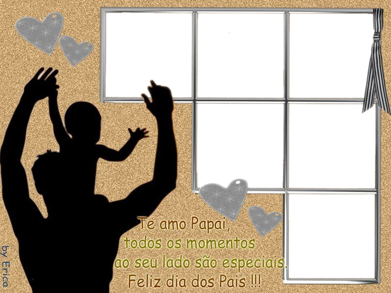 Moldura Fotos Para O Dia Dos Pais - Father (800x600), Png Download