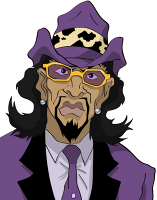 A Penny Sleeve For Your Thoughts Is Having A Contest, - Pimp Named Slickback Art (314x400), Png Download