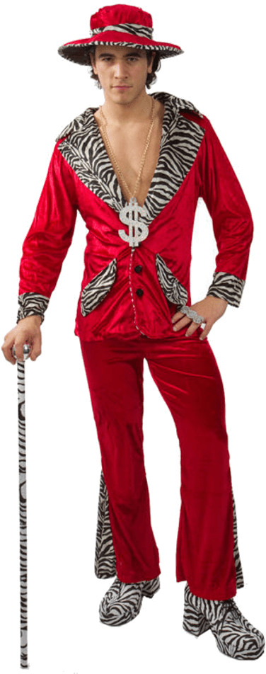 Pimp Fancy Dress (600x951), Png Download