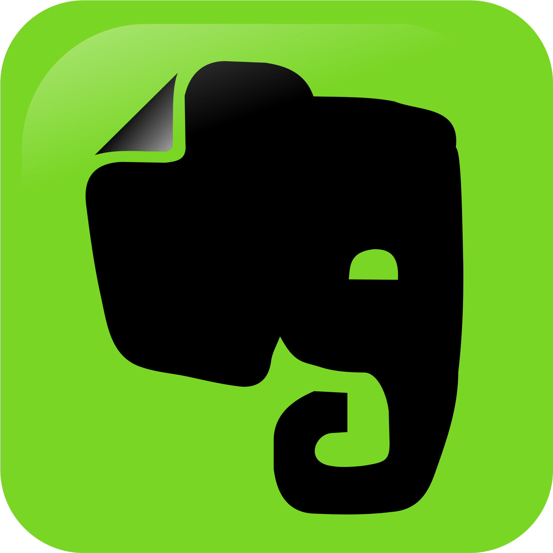 Open - Evernote Icon Png (2000x2000), Png Download