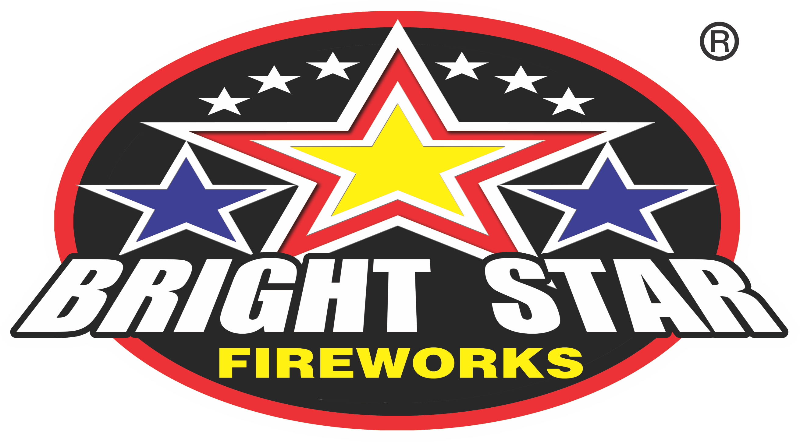 All Bright Star - Bright Star Fireworks Logo (2625x1455), Png Download