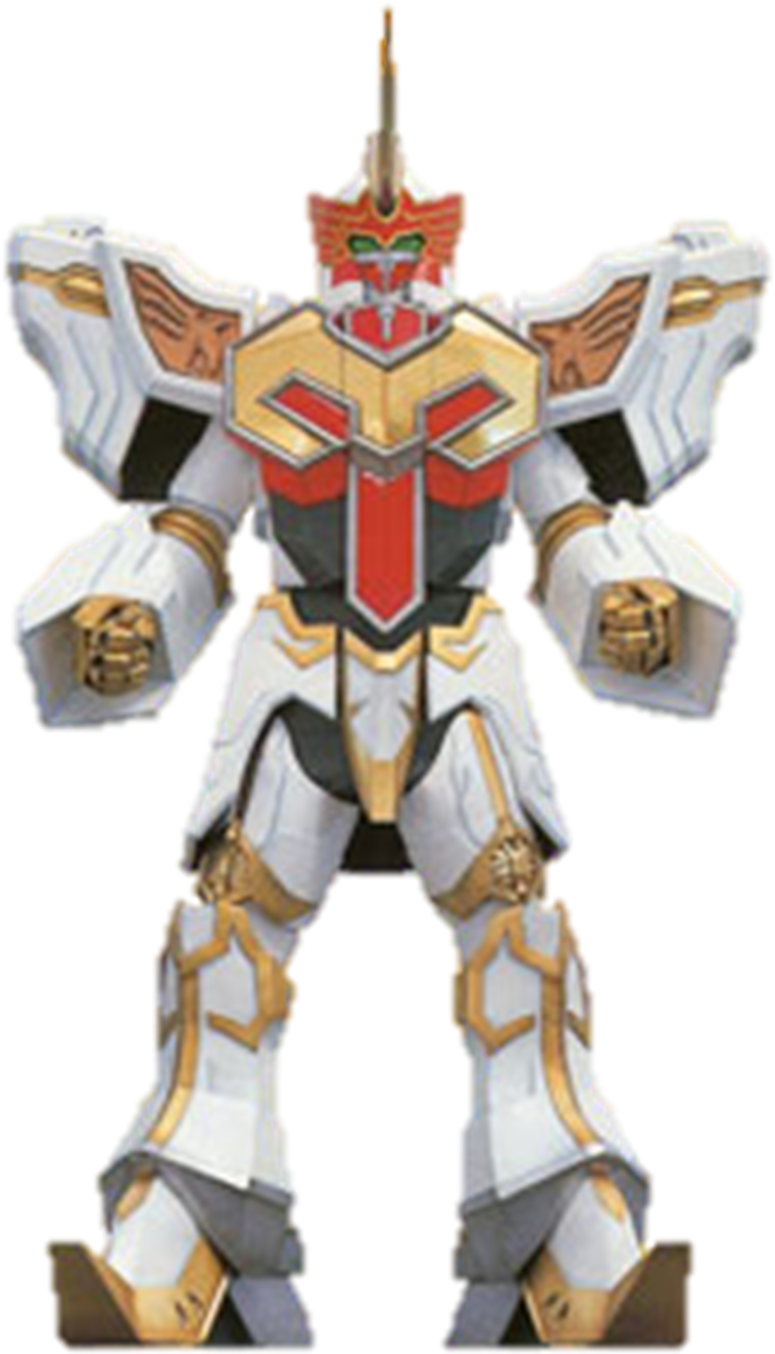 Horned Sacred Horse Unigolon Vs - Power Ranger Mystic Force Zord (1112x1923), Png Download