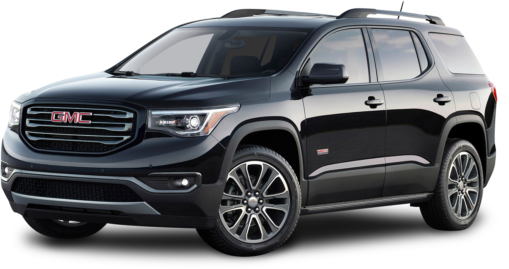 Black Gmc Acadia All Terrain Car Png Image - 2017 Gmc Envoy Denali (1852x1066), Png Download