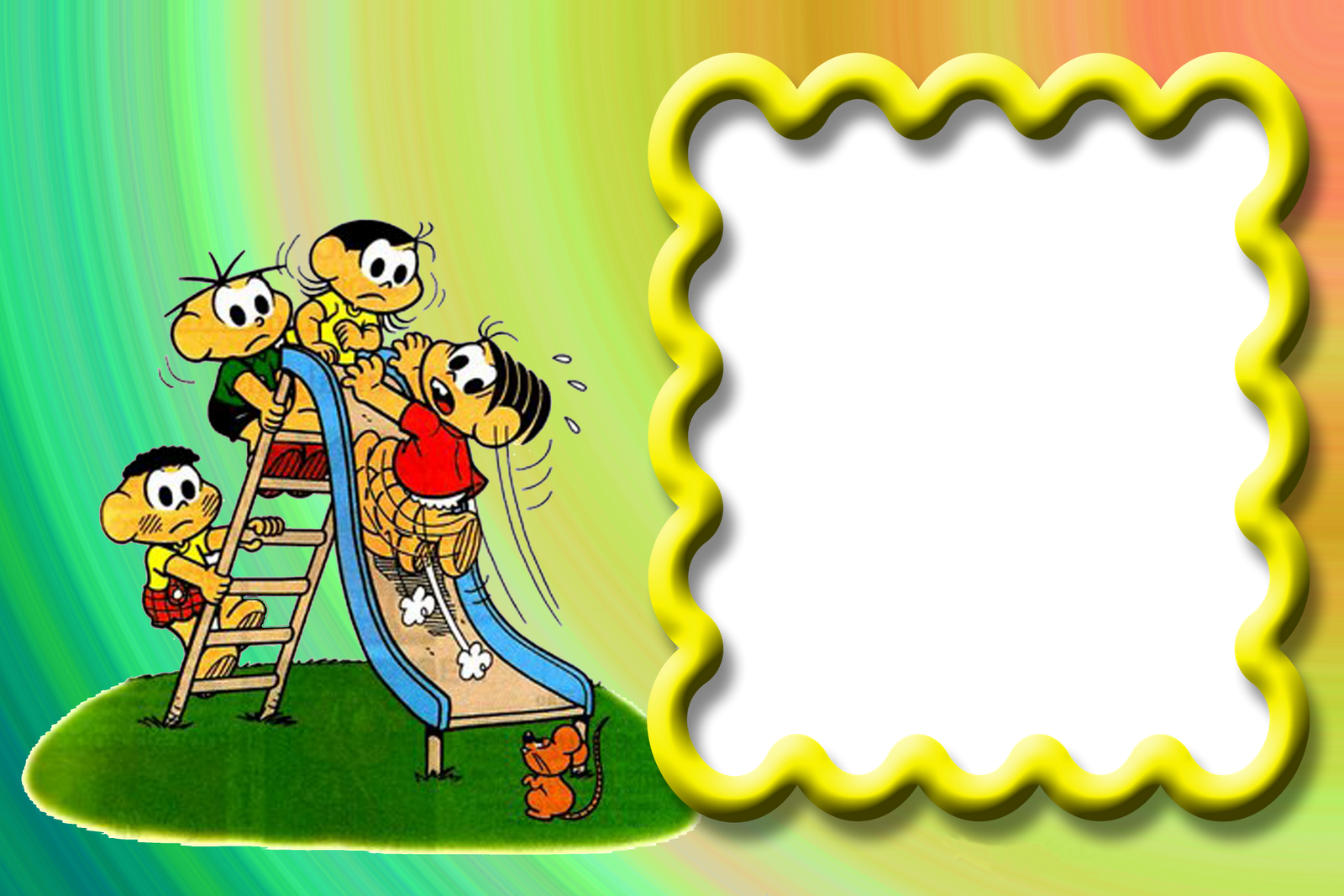 Moldura Turma Da Monica Png (1600x1067), Png Download