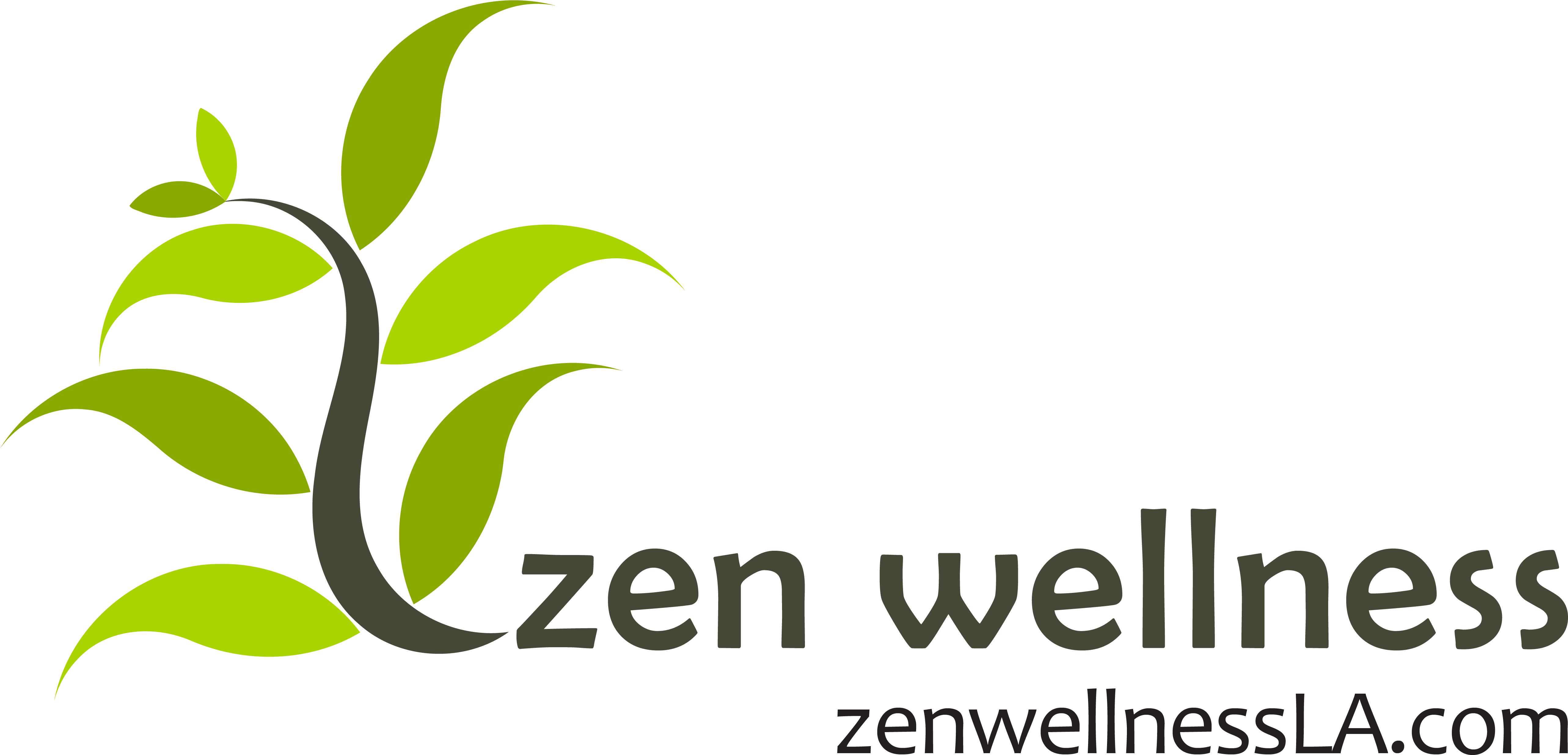 Zen Wellness Logo (5143x2553), Png Download