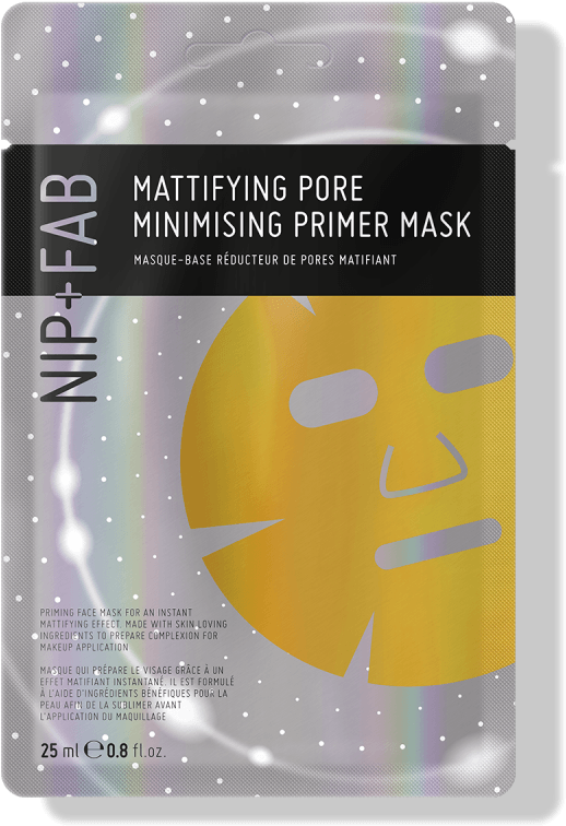 Mattifying Pore Minimising Primer Sheet Mask - Nip+fab Make Up Ultra-illuminating Dewy Primer Mask (1000x1000), Png Download