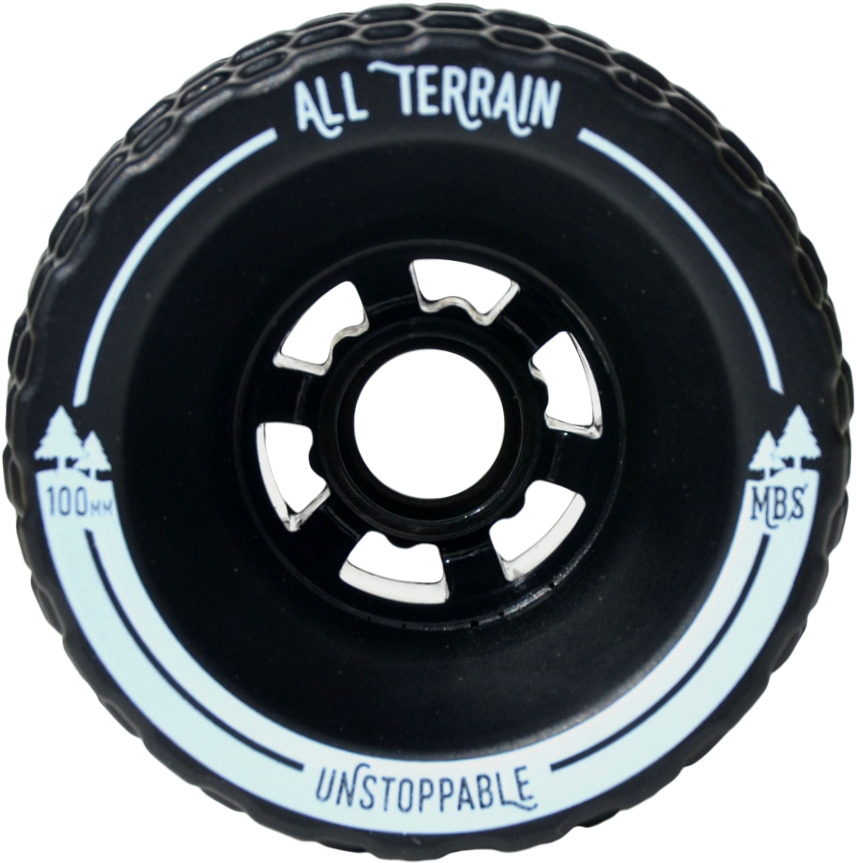13401 Single Front Black 708 Kb - Mbs All Terrain Wheel (1120x1066), Png Download