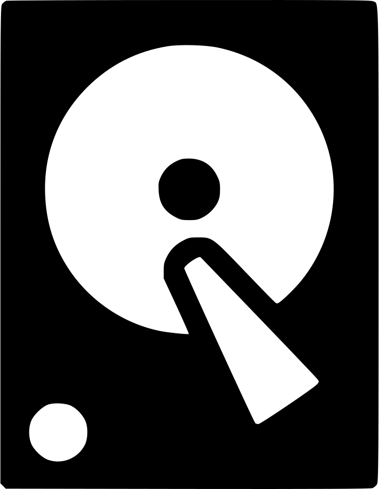 How To Set Use Hard Disk Icon Icon Png - Hard Disk Icon Vector (462x597), Png Download