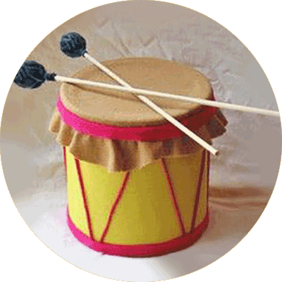 Children Will Love Playing Their Very Own Drum Ask - Coffee Can Drum (400x400), Png Download