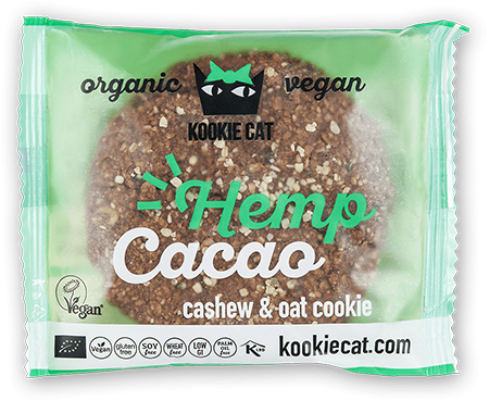 Kookie Cat Vegan Cookies (450x369), Png Download