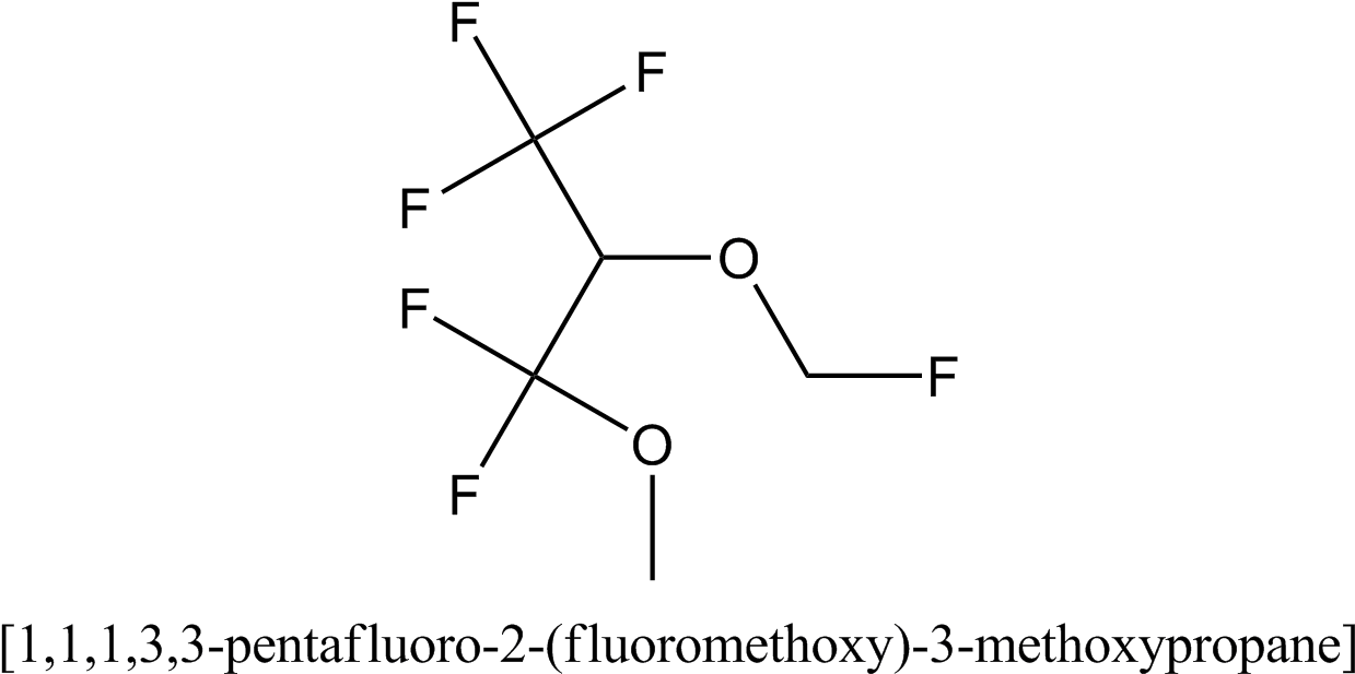 Sevoflurane Metabolite B Incorrect - Diagram (1262x631), Png Download