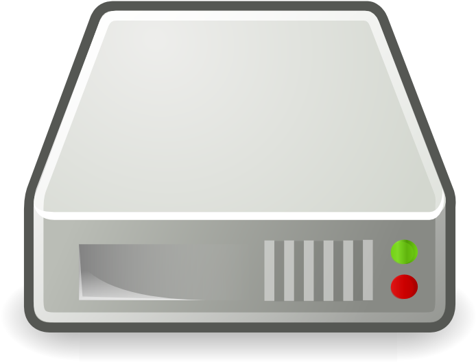 How To Set Use Drive Hard Disk Icon Png - Hard Drive Storage Icon (600x434), Png Download